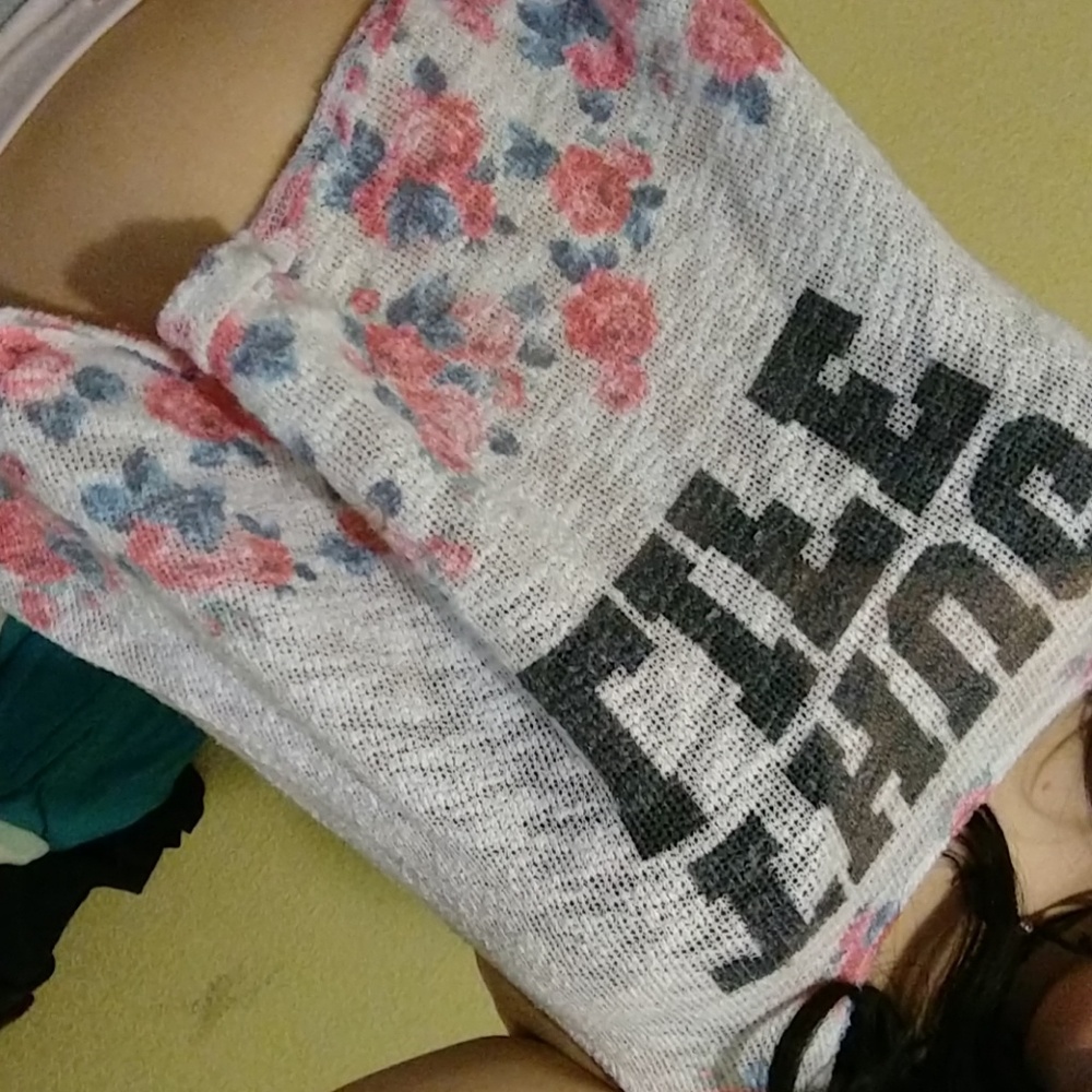 Flower Thug Life Tank Crop Top